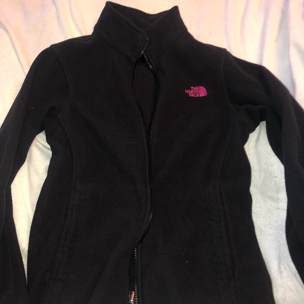 Girls north face fleece jacket